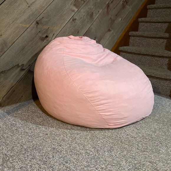 Xl pink bean bag chair - Picture 2 of 2